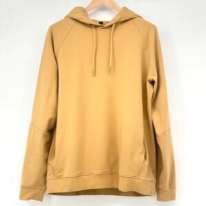 Lululemon City Sweat Pullover Hoodie Jacket French Terry Mustard Gold Men’s XL